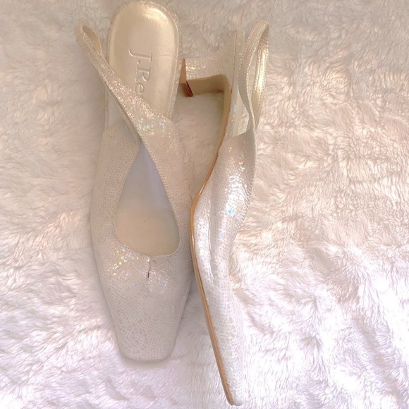 NEW J.Renee sling back pump in pearlized. No box size 8 1/2. - Picture 2 of 5